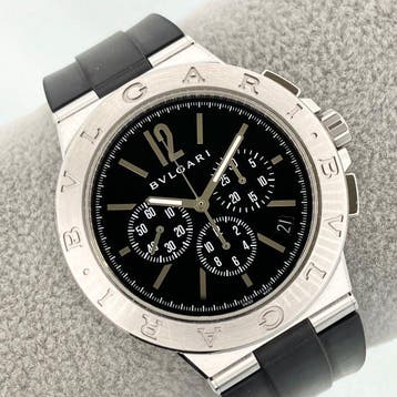 Bvlgari - Diagono - DG41SCH - Heren - 2010-2020, Sieraden, Tassen en Uiterlijk, Nieuw