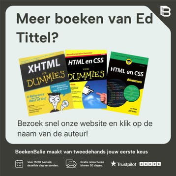 Html, Xhtml And Css For Dummies - Ed Tittel 9780470238479, Verzenden, Gelezen, Ed Tittel
