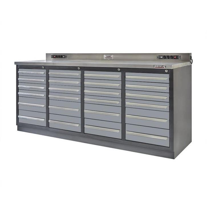 Professionele werkbank – montagetafel 215 x 70 x 95 cm. met, Doe-het-zelf en Verbouw, Werkbanken, Ophalen of Verzenden