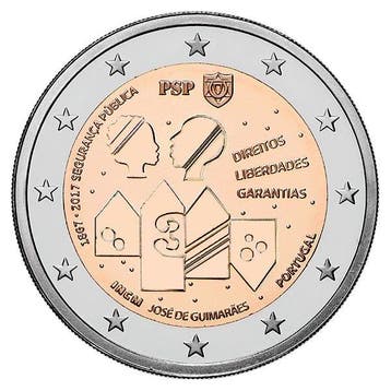 Portugal 2 Euro Politie 2017, Verzenden