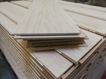 Eiken vloer Lamelparket Fineerparket Eikenhout Parket Klik, Parket, Verzenden, Nieuw, 10 m² of meer