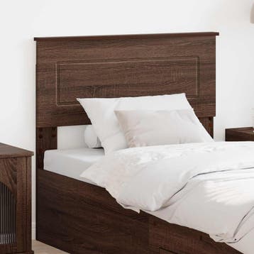 vidaXL Hoofdbord Bruin Eiken Bewerkt hout, Verzenden, Nieuw, Bruin, Hout