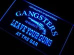 Gangsters leave neon bord lamp LED cafe verlichting reclame, Verzamelen, Verzenden, Nieuw