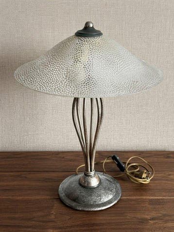 Lampe de table de style Art Déco – Modèle « Champignon » à 3