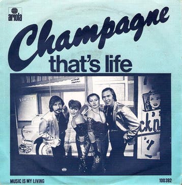 Single - Champagne - Thats Life, Verzenden, Nieuw in verpakking