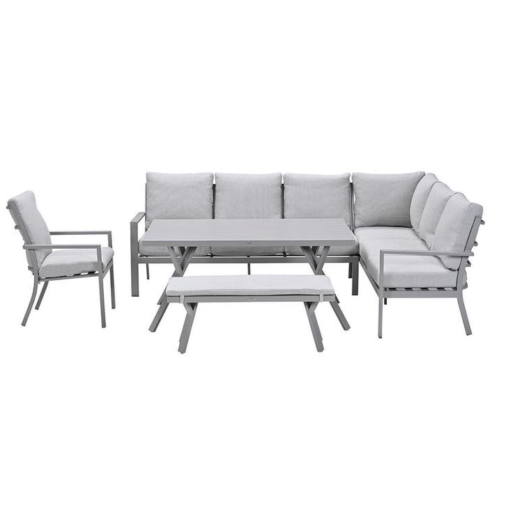 Garden Impressions Senja lounge dining set 5-delig rechts, Tuin en Terras, Tuinsets en Loungesets, Verzenden