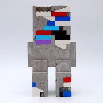 Wxyz (1980) - sculptuur, 322-1 1/1 - Concrete & LEGO -