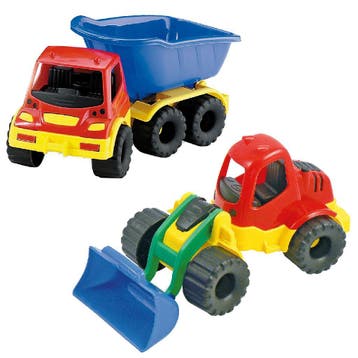 Trucks en Shovels 33cm (Diverse speelgoed, Buitenspeelgoed), Ophalen of Verzenden, Nieuw