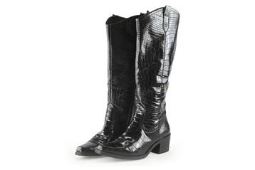 Tamaris Cowboy laarzen in maat 38 Zwart, Kleding | Dames, Schoenen, Tamaris, Verzenden, Zwart, Zo goed als nieuw
