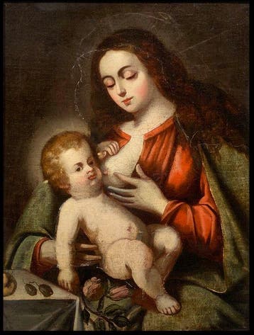 Mateo Pérez de Alessio (1547-1616) - Virgo Lactans