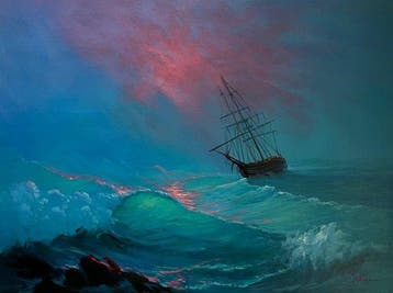Mauro Seltri (1959) - Luce che cura il mare