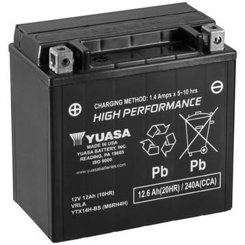 Yuasa Ytx14H-Bs Accu Agm 12Ah 150X87X145, Verzenden, Nieuw