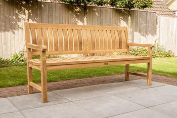 Teak tuinbank | grote collectie | direct leverbaar, Ophalen of Verzenden, Nieuw, Teakhout