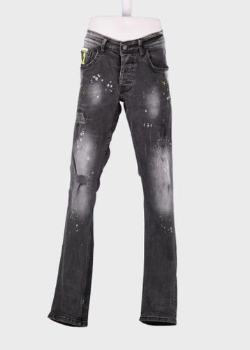 Vintage Broek Heren maat Unknown Charcoal Vintage, Ophalen of Verzenden, Nieuw