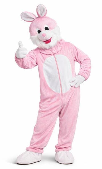 Konijn Mascottepak Pink, Verzenden, Nieuw