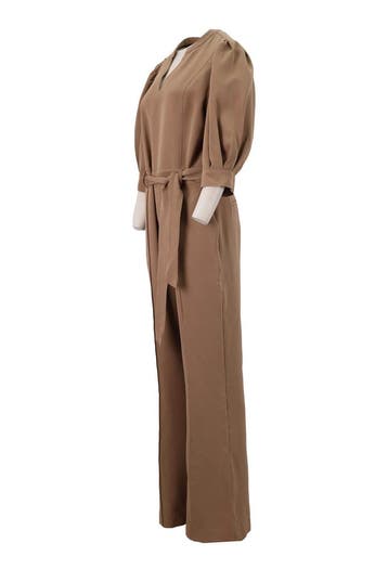 Aaiko Jumpsuit in maat S Beige, Aaiko, Verzenden, Zo goed als nieuw, Beige