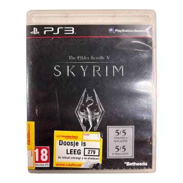 The Elder Scrolls V Skyrim (5/5 Cover Grey) (PS3), Verzenden, Nieuw