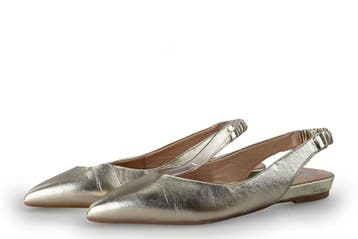 Manfield Slingbacks in maat 37 Goud, Kleding | Dames, Overige kleuren, Verzenden, Zo goed als nieuw, Manfield