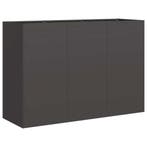 Plantenbak 120x40x80 | Koudgewalst Staal Zwart | Retourde..., Tuin en Terras, Bloembakken en Plantenbakken, 100 cm of meer, Nieuw