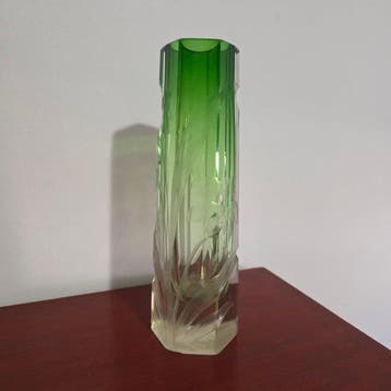 Ludwig Moser und Söhne - Vaas - Glas, Antiek en Kunst, Antiek | Glas en Kristal