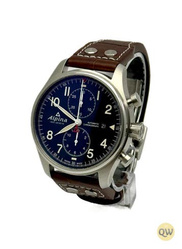 Alpina Startimer Pilot Chronograph, Ophalen of Verzenden, Gebruikt