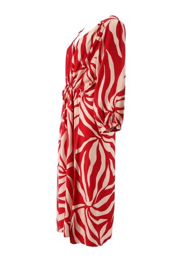 Only Carmakoma Jurk in maat 48 Rood, Only Carmakoma, Verzenden, Zo goed als nieuw, Rood