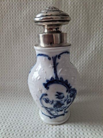 Strooier - Antieke Blauw porseleinen Strooier met Hollands
