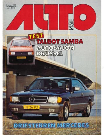 1982 AUTOVISIE MAGAZINE 02 NEDERLANDS, Nieuw, Author