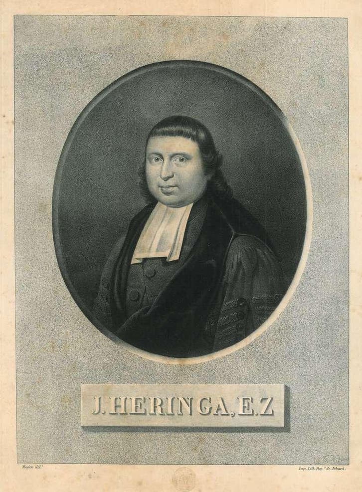 Portrait of Jodocus Heringa, Antiek en Kunst, Kunst | Etsen en Gravures