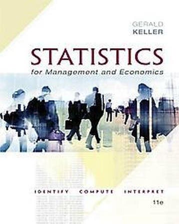 Boek Statistics for Management and Economics + Xlstat Bind-I, Boeken, Verzenden, Zo goed als nieuw