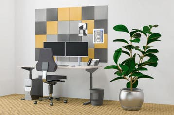 PET-vilt wandpanelen, set van 24, 30x30cm, Overige plaatsen, Ophalen of Verzenden, Nieuw in verpakking, Overige typen
