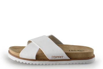 Esprit Slippers in maat 36 Wit, Slippers, Verzenden, Wit, Zo goed als nieuw