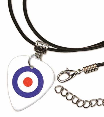 MOD Symbool plectrum ketting, sleutelhanger of oorbellen, Ophalen of Verzenden, Nieuw