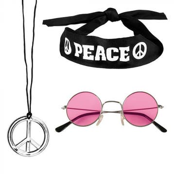Hippie set, Verzenden, Nieuw, Feestartikel
