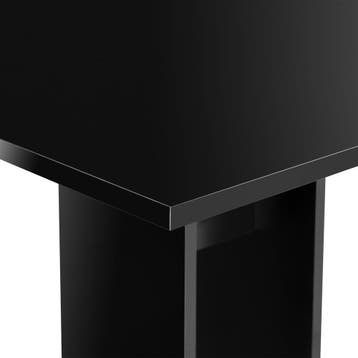 Design eettafel Lindesnes vierkant 65x65x78 zwart hoogglans, Huis en Inrichting, Tafels | Eettafels, Verzenden, Nieuw