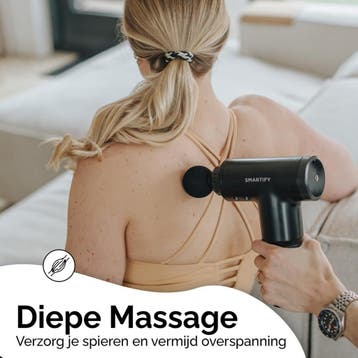 SMARTIFY® Massage Gun Professioneel Massage Pistool -, Ophalen of Verzenden, Zo goed als nieuw