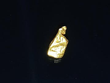Juweel - Gouden nugget - Yukon Goud nugget - Hoogte: 0.5 mm