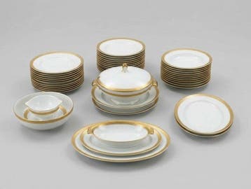 Rosenthal - Tafelservies (45) - Klassieke Roos - Porselein