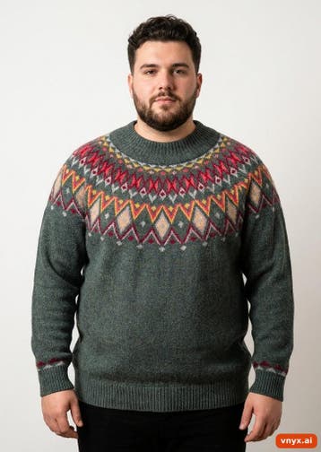 sherpa Truien Heren maat XL Teal Vintage, Ophalen of Verzenden, Nieuw, Sherpa