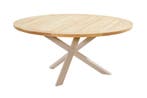 Taste Prado tuintafel - 160 cm. rond - latte, Tuin en Terras, Tuintafels, Verzenden, Nieuw, Rond, Hout