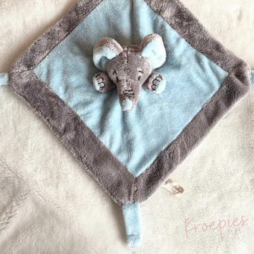 My Teddy speendoek knuffeldoek olifant | Blauw, Verzenden, Nieuw