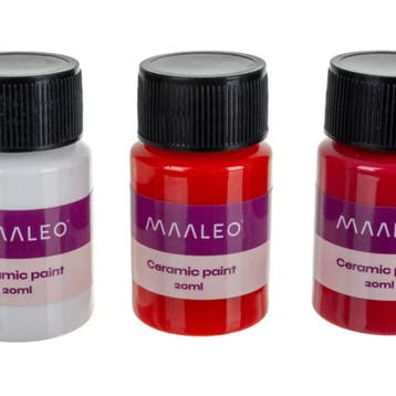 Maaleo glas- en keramiekverf 12 kleuren – waterbasis verf., Hobby en Vrije tijd, Ophalen of Verzenden, Nieuw