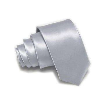Zilver Smalle Stropdas, Verzenden, Nieuw