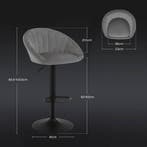 24goodz Barkruk - Ergonomisch Ontwerp - In Hoogte Verstelbaa, Huis en Inrichting, Barkrukken, Verzenden, Nieuw