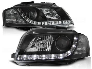 Koplampen Audi A3 8P 03-08 Echte DRL LED, Ophalen of Verzenden, Nieuw