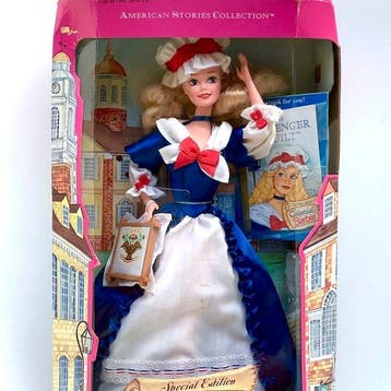 Mattel - Barbiepop Colonial American Stories Collection 1995