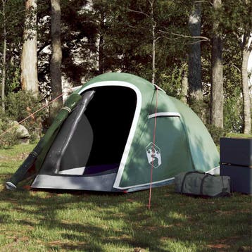 vidaXL Tunneltent 2-persoons waterdicht groen, Caravans en Kamperen, Verzenden, Nieuw, Tot en met 2