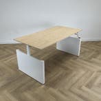 Drentea slingerbureau 160x80 cm,  ahorn - wit, Ophalen of Verzenden, Gebruikt