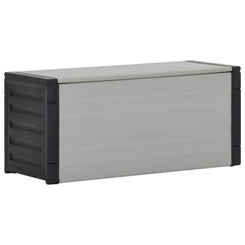 vidaXL Tuinafvalbak 85x34x40 cm grijs, Verzenden, Nieuw