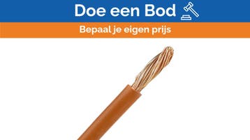 Bieden: H07V-K 2.5mm Flexible Installation Wire Brown, Ophalen of Verzenden, Nieuw, Kabel of Apparatuur